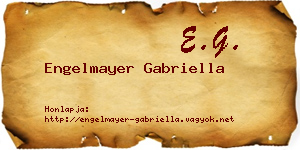 Engelmayer Gabriella névjegykártya